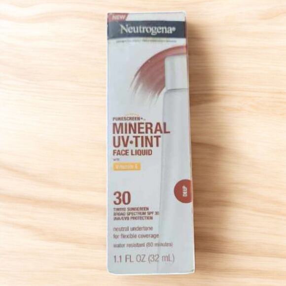 Lot Of 2 Neutrogena Purescreen Deep Mineral UV Tint Face Liquid SPF30 1.1 oz - Picture 1 of 1